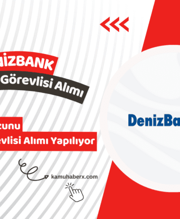 Denizbank Güvenlik Görevlisi Alımı Yapıyor (En Az Lise Mezunu)