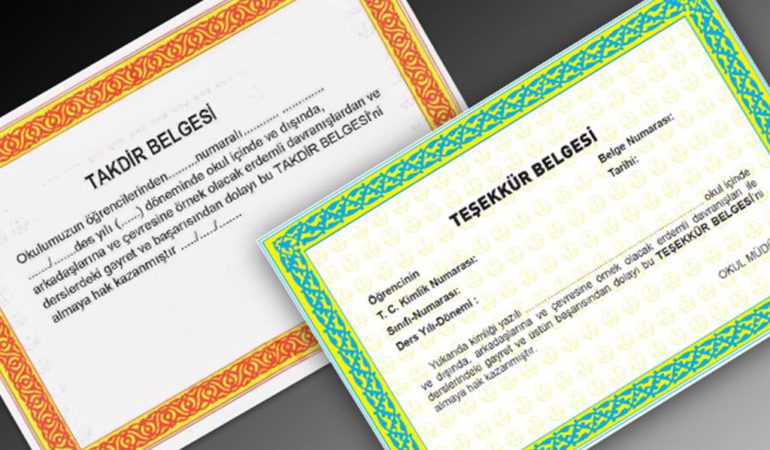 Takdir Ve Teşekkür Belgesi Kaç Puanla Alınır? - Takdir Ve Teşekkür Hesaplama 2026