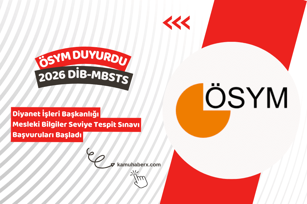 2026 DİB-MBSTS Başvuruları Başladı