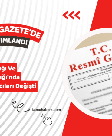 Adalet Bakanlığı Ve İçişleri Bakanlığı'nda Bakan Yardımcıları Değişti