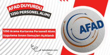 AFAD 1250 Arama Kurtarma Personeli Alımı Uygulama Sınavı Sonuçları Açıklandı
