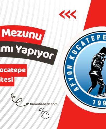 Afyon Kocatepe Üniversitesi 5 Sürekli İşçi Alımı Yapıyor