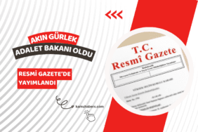 Akın Gürlek Adalet Bakanı Oldu