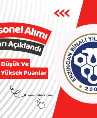 Erzincan Binali Yıldırım Üniversitesi 15 Personel Alımı Başvuru Sonuçları Açıklandı (KPSS Taban Ve Tavan Puanlar)
