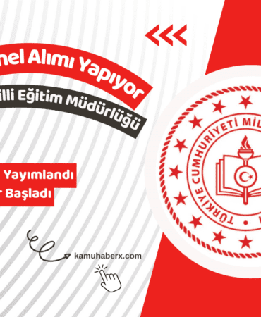 Erzincan İl Milli Eğitim Müdürlüğü TYP İle 460 Personel Alımı Yapıyor