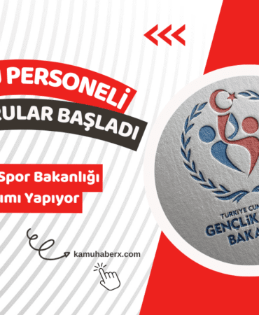 Gençlik ve Spor Bakanlığı 50 Kamu Personeli Alımı Başvuruları Başladı