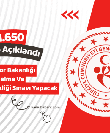 Gençlik ve Spor Bakanlığı Görevde Yükselme ve Unvan Değişikliği Sınavı Yapacak: 1.650 Kadro Açıldı