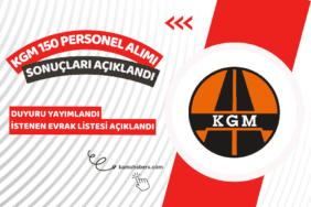 KGM 150 Personel Alımı Başvuru Sonuçları Açıklandı - KGM 150 Personel Alımı Başvuru Sonucu Sorgulama Ekranı