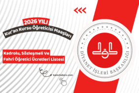 Kur'an Kursu Öğreticisi Maaşları 2026 - Kadrolu, Sözleşmeli Ve Fahri Öğretici Ücretleri