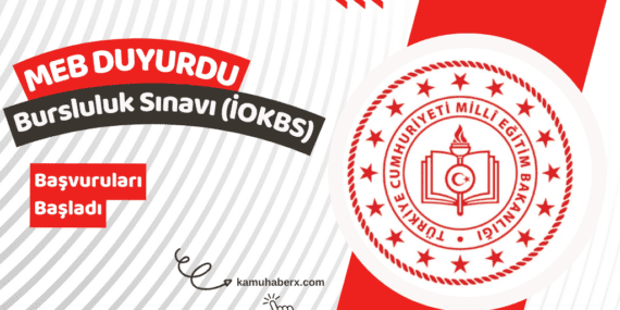 MEB 2026 Bursluluk Sınavı Başvuruları Başladı – 2026 İOKBS Bursluluk Sınavı Başvuru Ekranı