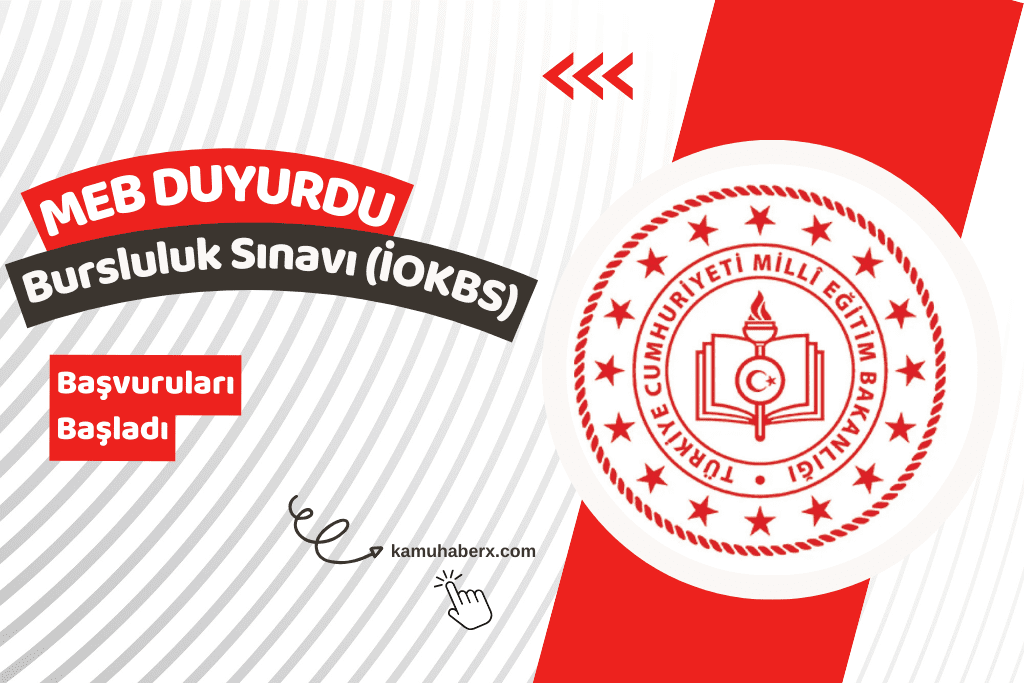 MEB 2026 Bursluluk Sınavı Başvuruları Başladı - 2026 İOKBS Bursluluk Sınavı Başvuru Ekranı