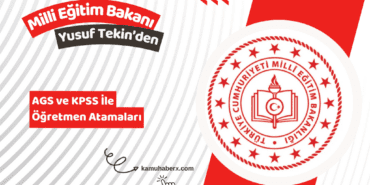 Milli Eğitim Bakanı Yusuf Tekin'den AGS Ve KPSS İle Öğretmen Atamaları Hakkında Açıklama