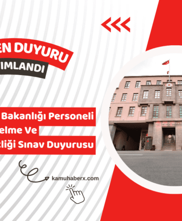 Milli Savunma Bakanlığı Personeli Görevde Yükselme Ve Ünvan Değişikliği Sınav Duyurusu Yayımlandı