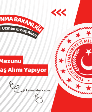 Milli Savunma Bakanlığı Teknik Sınıf Uzman Erbaş Alımı İlanı Yayımlandı (Branş Dağılımı Belli Oldu)