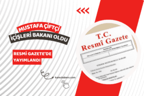 Mustafa Çiftçi İçişleri Bakanı Oldu