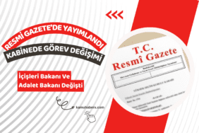 Resmi Gazete'de Yayımlandı: Adalet Bakanı Ve İçişleri Bakanı Değişti