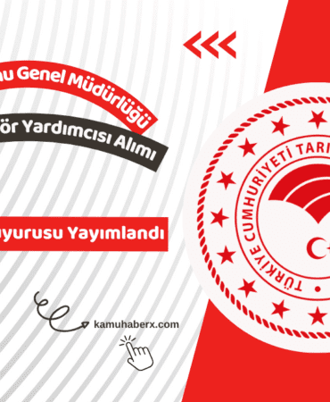 Tarım Reformu Genel Müdürlüğü 47 Kontrolör Yardımcısı Alımı Yazılı Sınav Duyurusu Yayımlandı