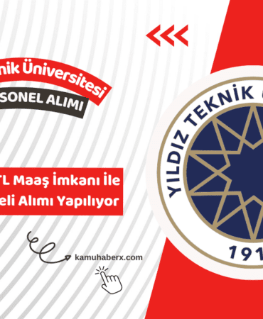 Yıldız Teknik Üniversitesi 3 Sözleşmeli Bilişim Personeli Alımı İlanı Yayımlandı (En Az 203 Bin TL Maaş İmkanı)