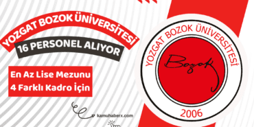 Yozgat Bozok Üniversitesi 16 Sözleşmeli Personel Alımı Yapıyor