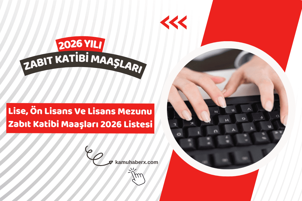 Zabıt Katibi Maaşları 2026 - Adliyede Zabıt Katibi Ne Kadar Maaş Alıyor?