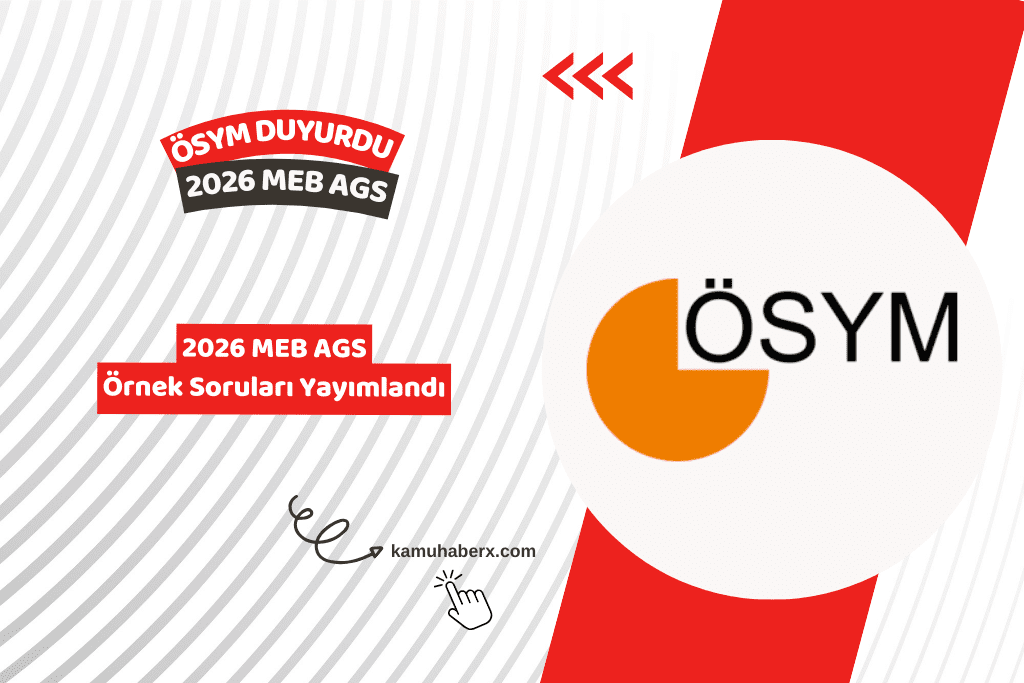 2026 MEB AGS Örnek Soruları Yayımlandı