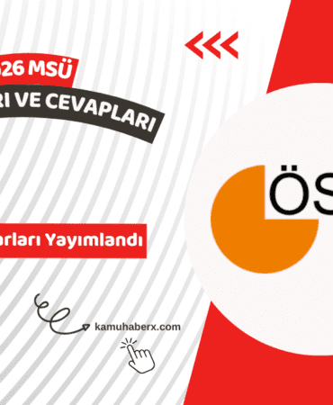 2026 MSÜ Soru Ve Cevapları Yayımlandı: 2026 MSÜ Soru Ve Cevap Anahtarı Görüntüleme