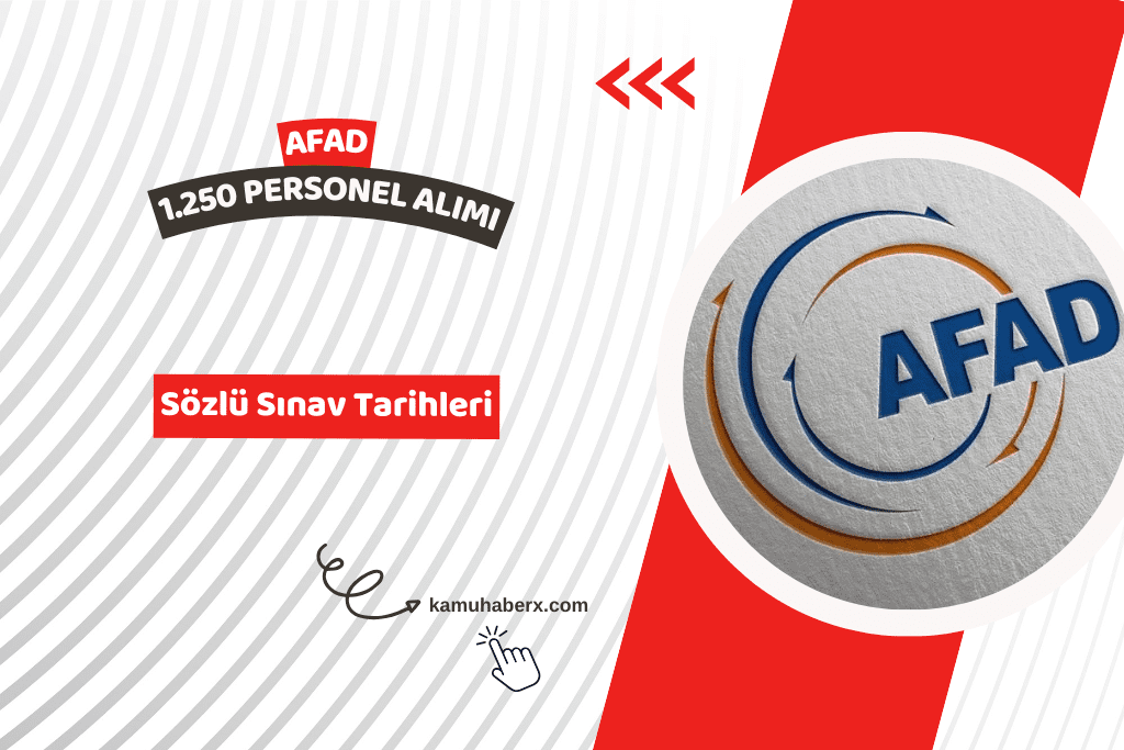 AFAD 1250 Arama Kurtarma Personeli Alımı Sözlü Sınav Tarihleri Açıklandı