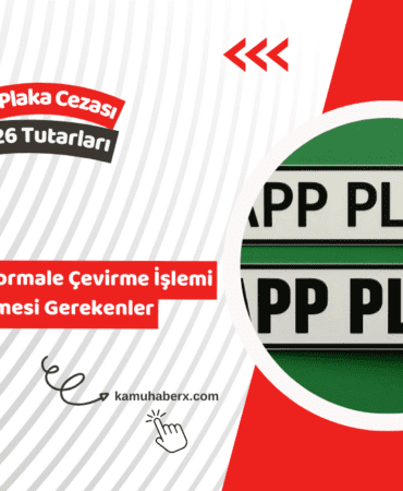 APP Plaka Nasıl Normale Çevrilir? - APP Plaka Cezası Ne Kadar?