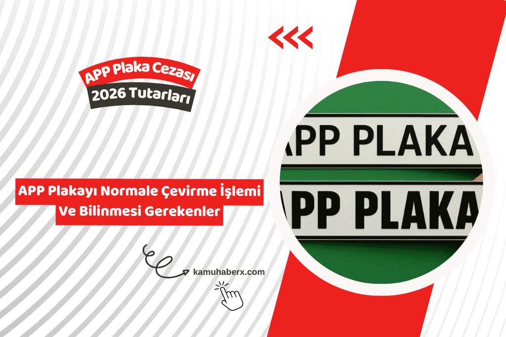 APP Plaka Nasıl Normale Çevrilir? - APP Plaka Cezası Ne Kadar?