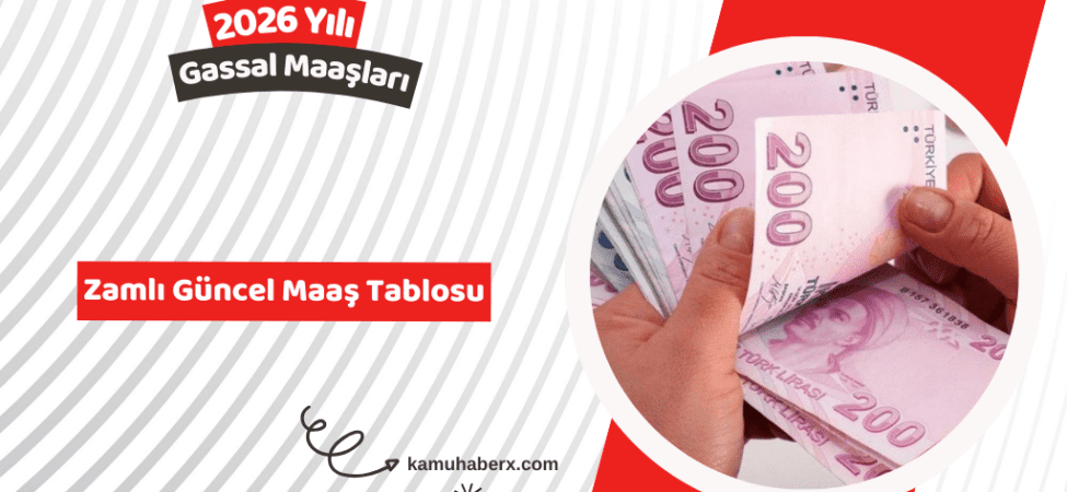 Gassal Maaşı 2026 Ne Kadar? - Zamlı Güncel Maaş Tablosu