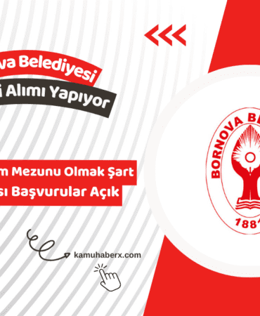 İzmir Bornova Belediyesi 78 İşçi Alımı Yapıyor (En Az İlköğretim Mezunu)