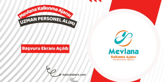 Mevlana Kalkınma Ajansı 1 Uzman Personel Alımı Yapıyor