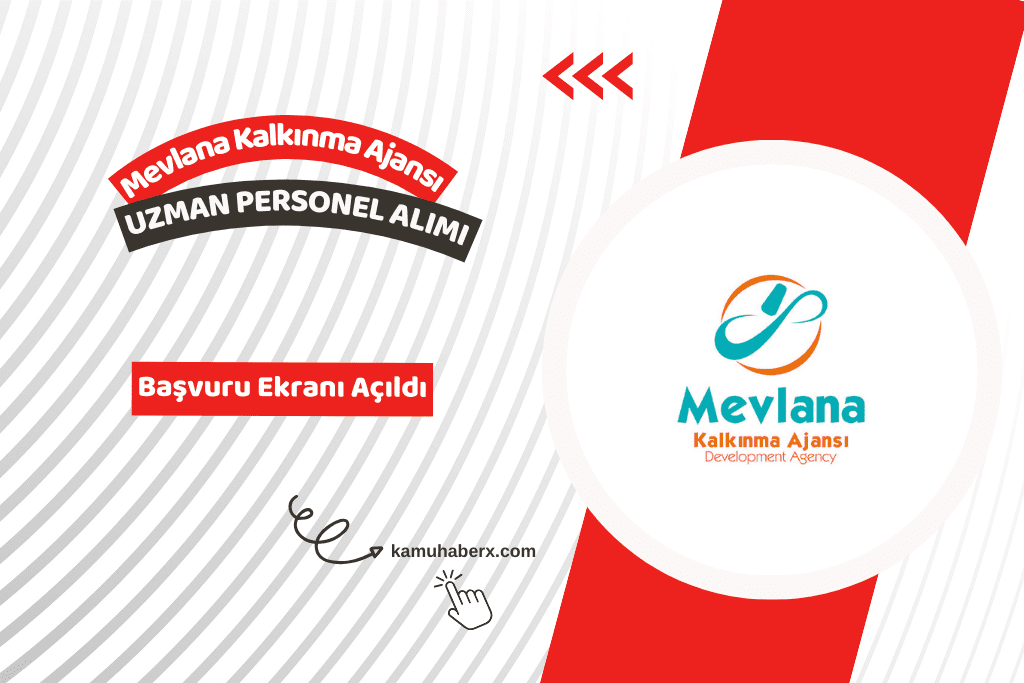 Mevlana Kalkınma Ajansı 1 Uzman Personel Alımı Yapıyor