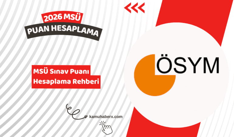 MSÜ Sınav Puanı Hesaplama - MSÜ'de 4 Yanlış 1 Doğruyu Götürüyor Mu?