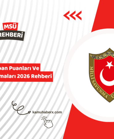 MSÜ Taban Puanları Ve Başarı Sıralamaları 2026