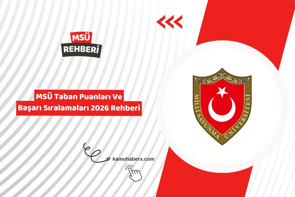 MSÜ Taban Puanları Ve Başarı Sıralamaları 2026