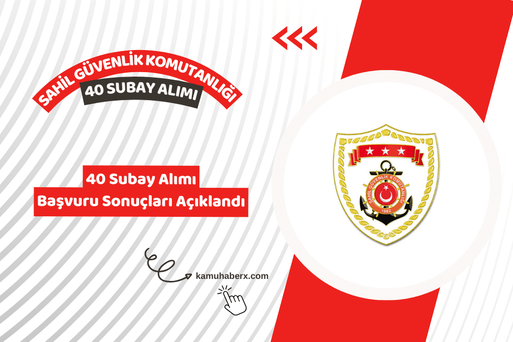 Sahil Güvenlik Komutanlığı 40 Subay Alımı Başvuru Sonuçları Açıklandı